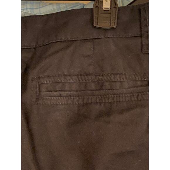 NWT JCPenney Boyfriend Chino Crop Black Pants Womens Size 14 - Picture 11 of 12